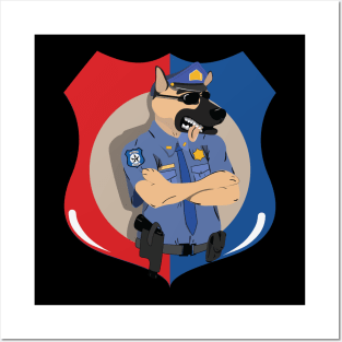 Police Dog Posters and Art